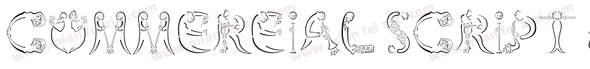 commereial script bt字体转换